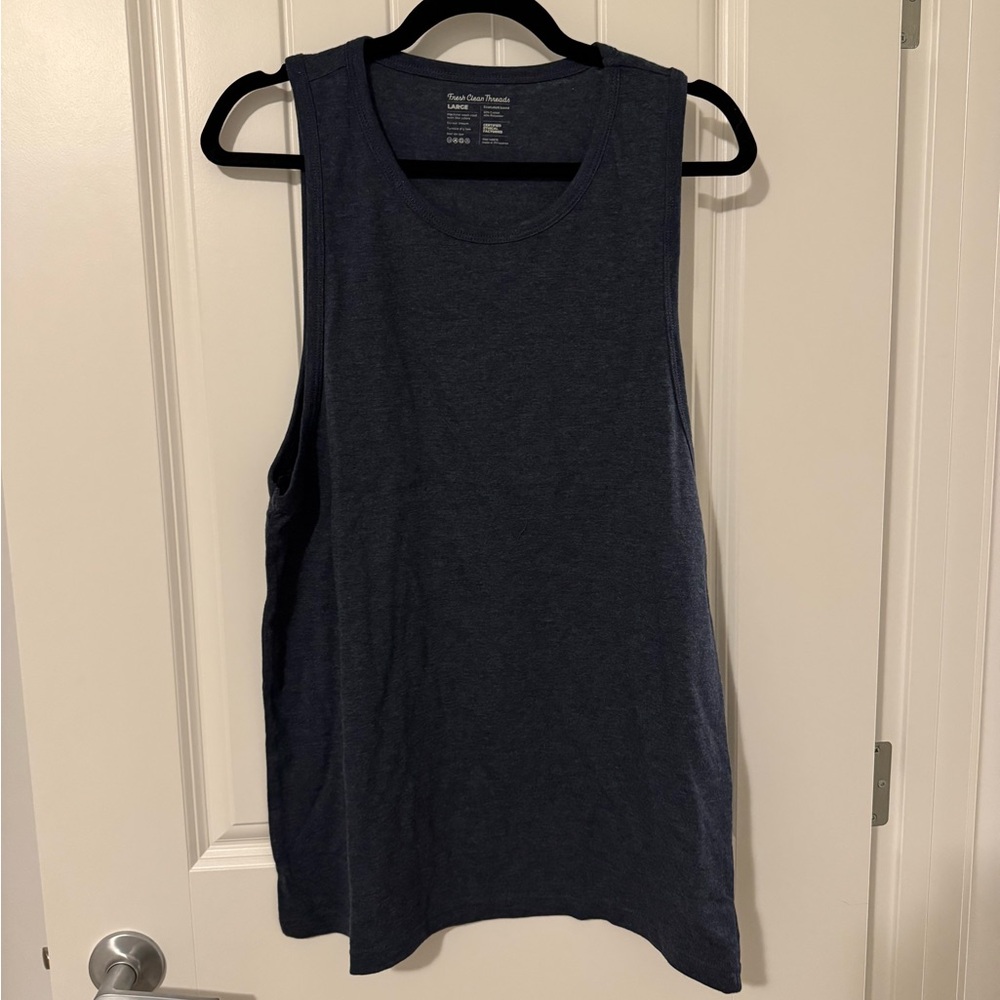 Fresh Clean Threads Blue Tank Top